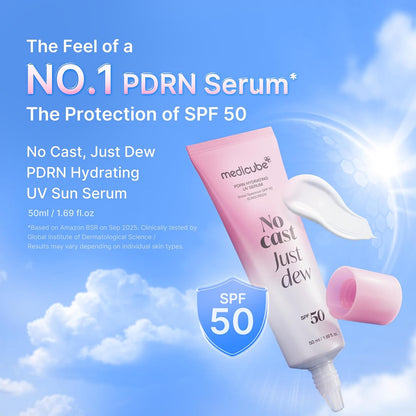 No Cast Just Dew PDRN Hydrating UV Sun Serum